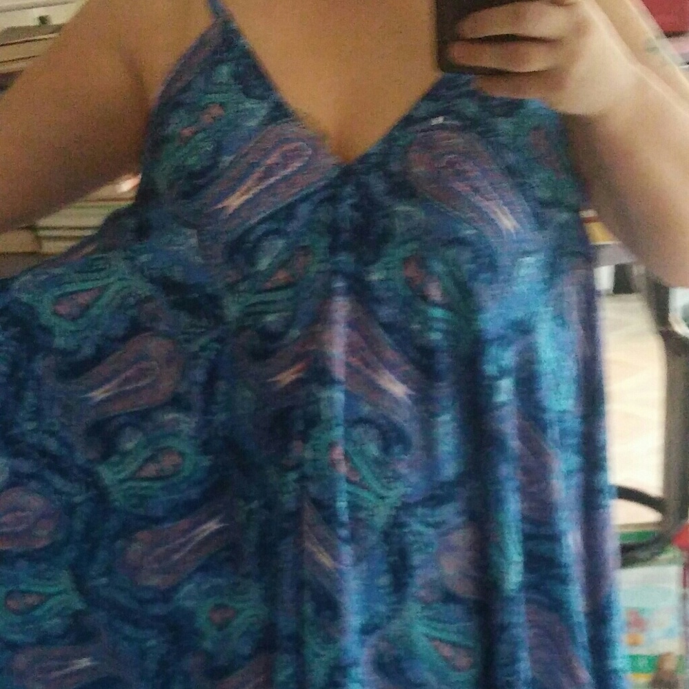 Silky hippy dress
